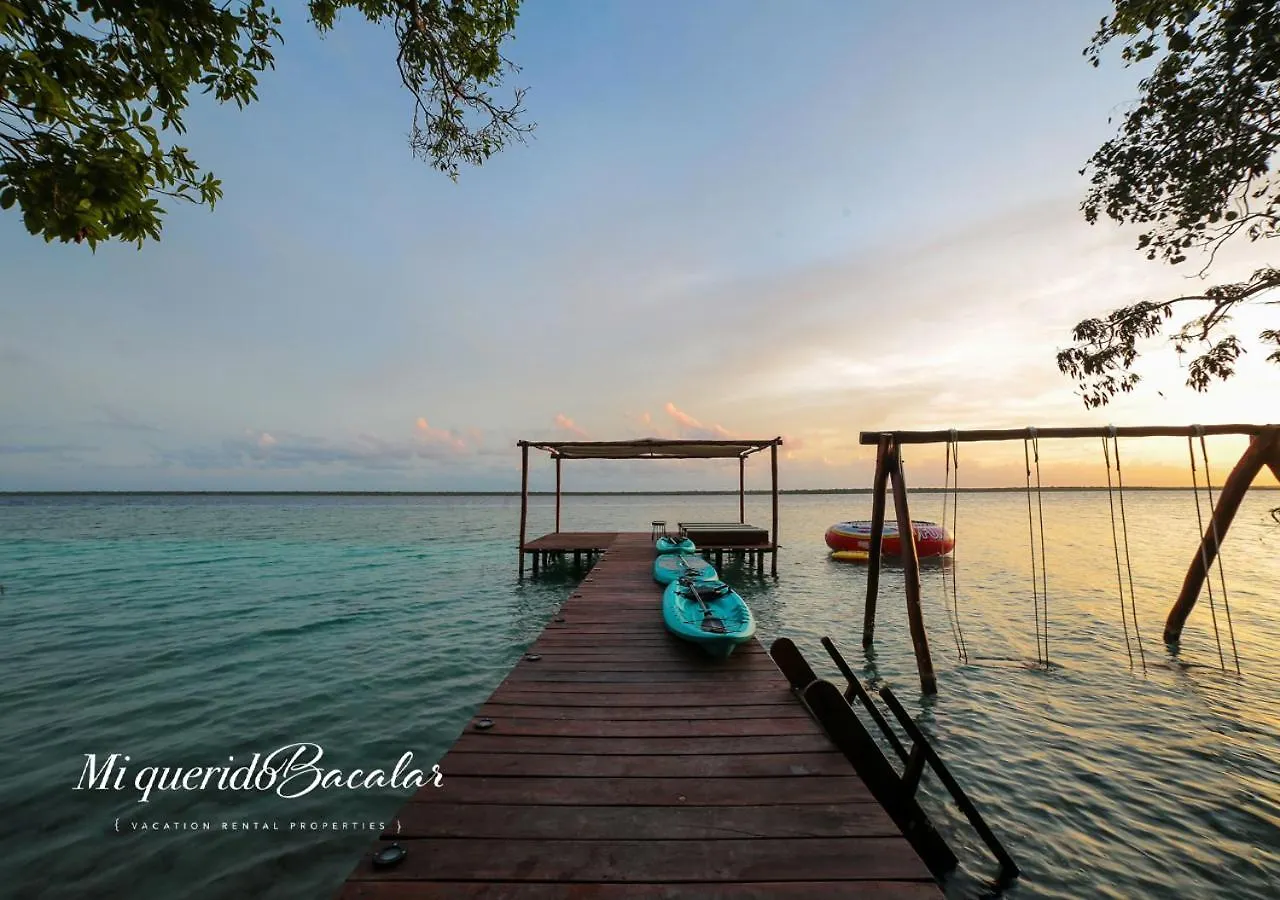 Casa Lole Amazing Views, Rooftop, Jacuzzi, Terrace And Private Pier Villa Bacalar Holiday home